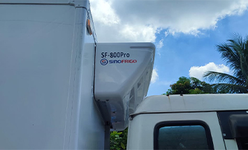 How to troubleshoot the LPEr and HPEr alarm codes on a Sinoclima truck refrigeration unit?